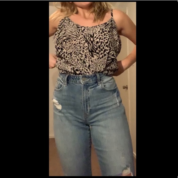 XL Charlotte Russe cheetah print top - Picture 4 of 6